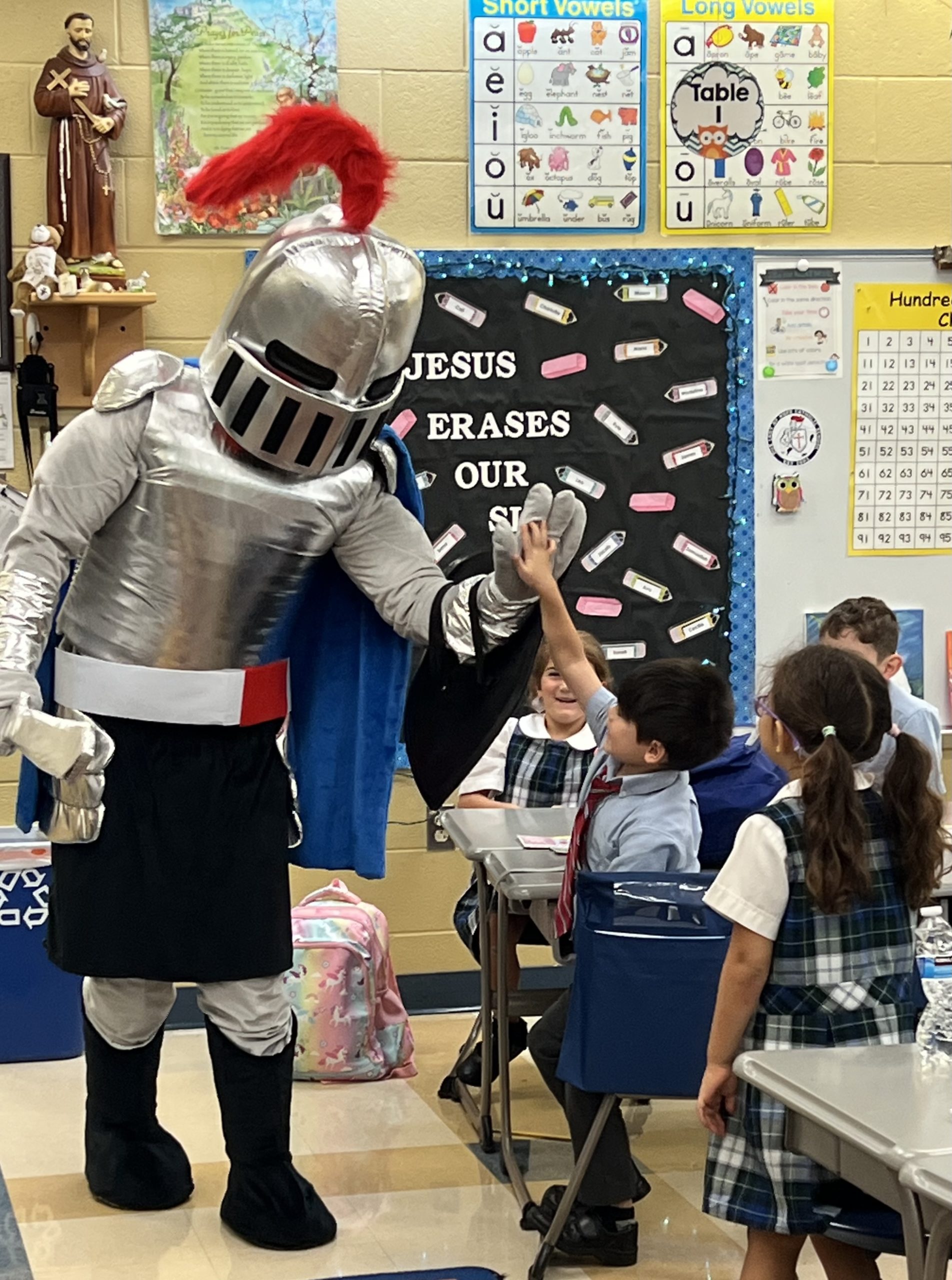 Crusader Mascot Our Lady of Hope Catholic School